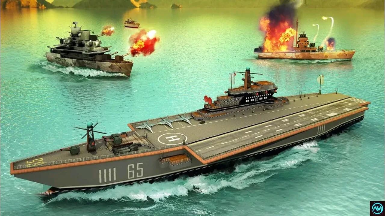 Secondary battle ship artwork from ArtStation