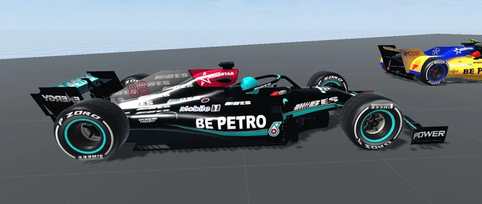 Formula 1 car game secondary artwork from ArtStation