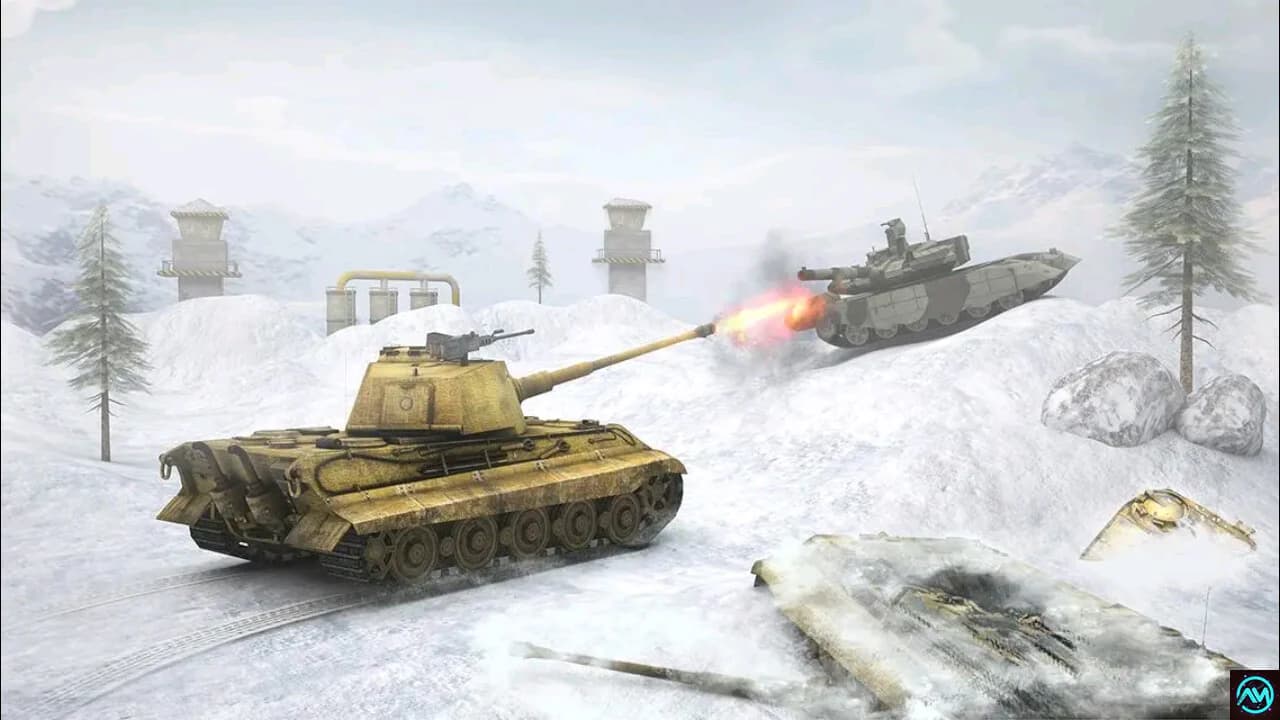 Secondary tank battle artwork from ArtStation