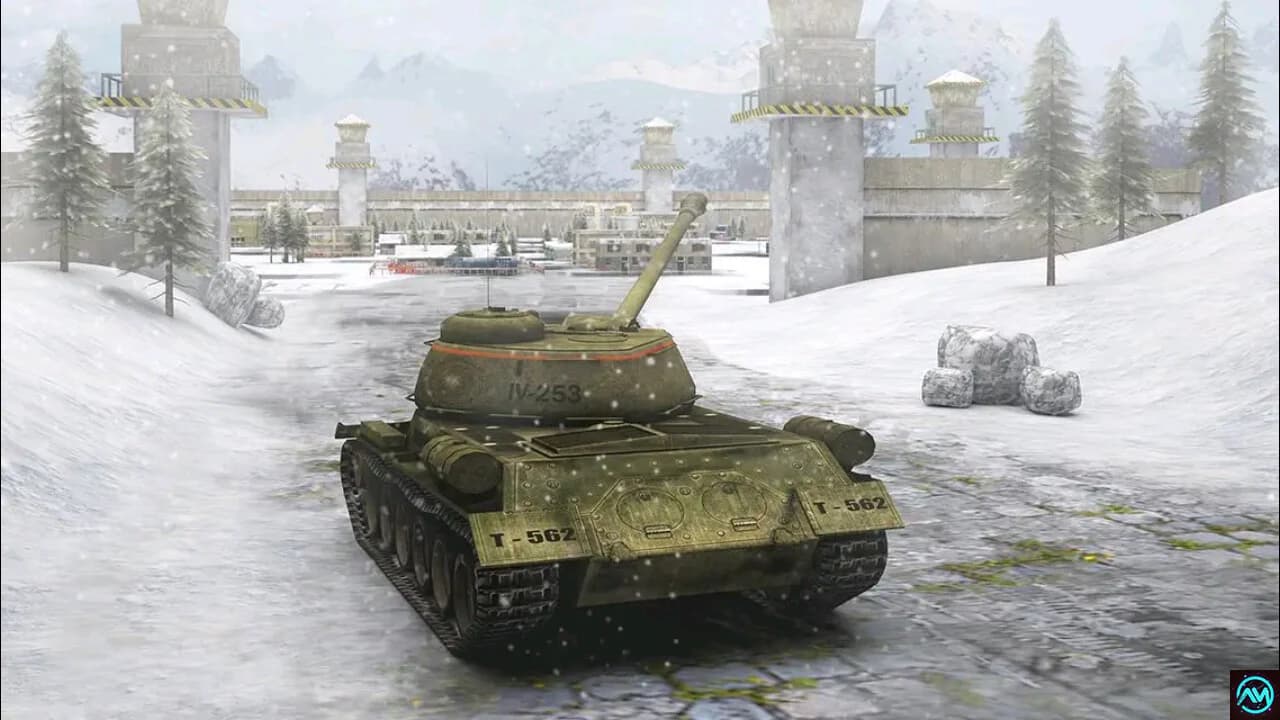 Tank Wars game artwork from ArtStation