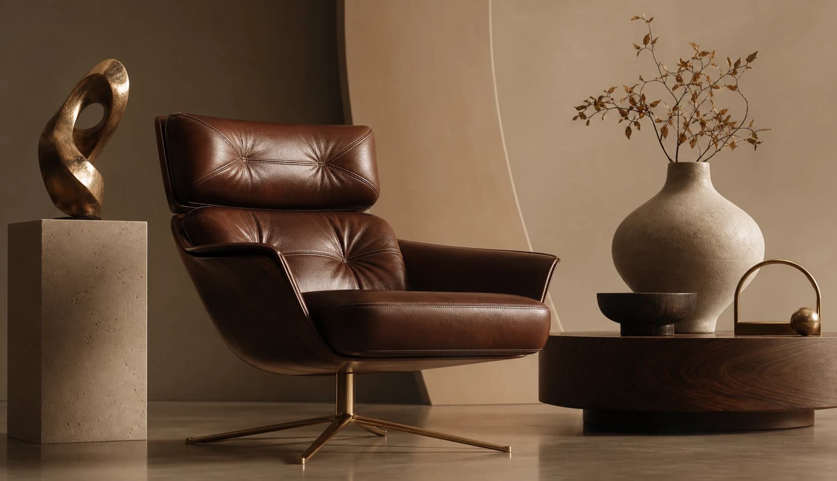 Generated editorial furniture render