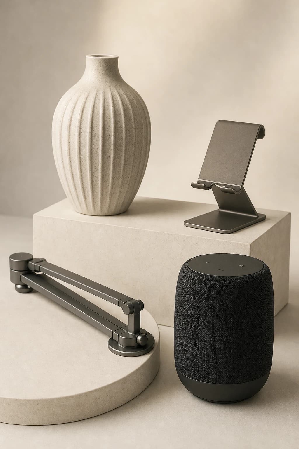 3D modelling showcase with professionally rendered household objects